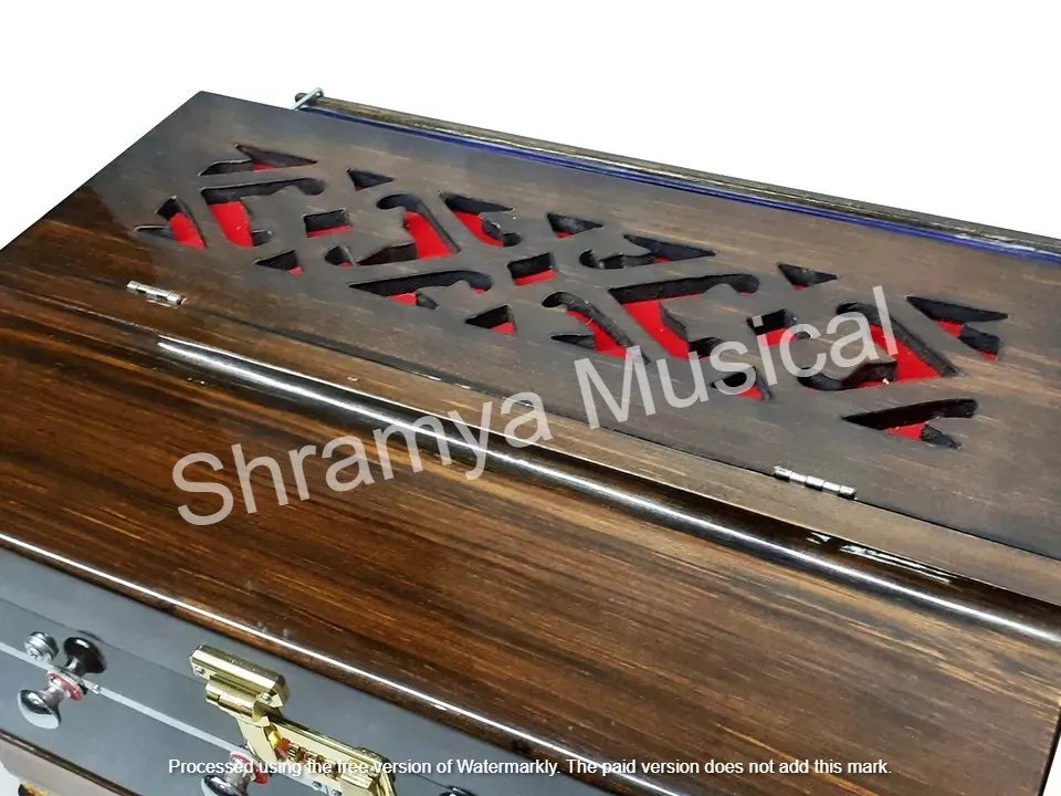 Standard Harmonium 32 Keys 2.5 Octave Tune 432 Hz Dark Brown Color - Harmonium_OLD INDIAN CRAFTS