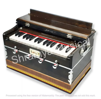 Standard Harmonium 32 Keys 2.5 Octave Tune 432 Hz Dark Brown Color - Harmonium_OLD INDIAN CRAFTS