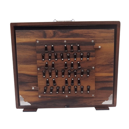 OLD INDIAN CRAFTS™ 36 Notes Shrutibox Teak Wood High Sustainibility - Shruti Box_OLD INDIAN CRAFTS